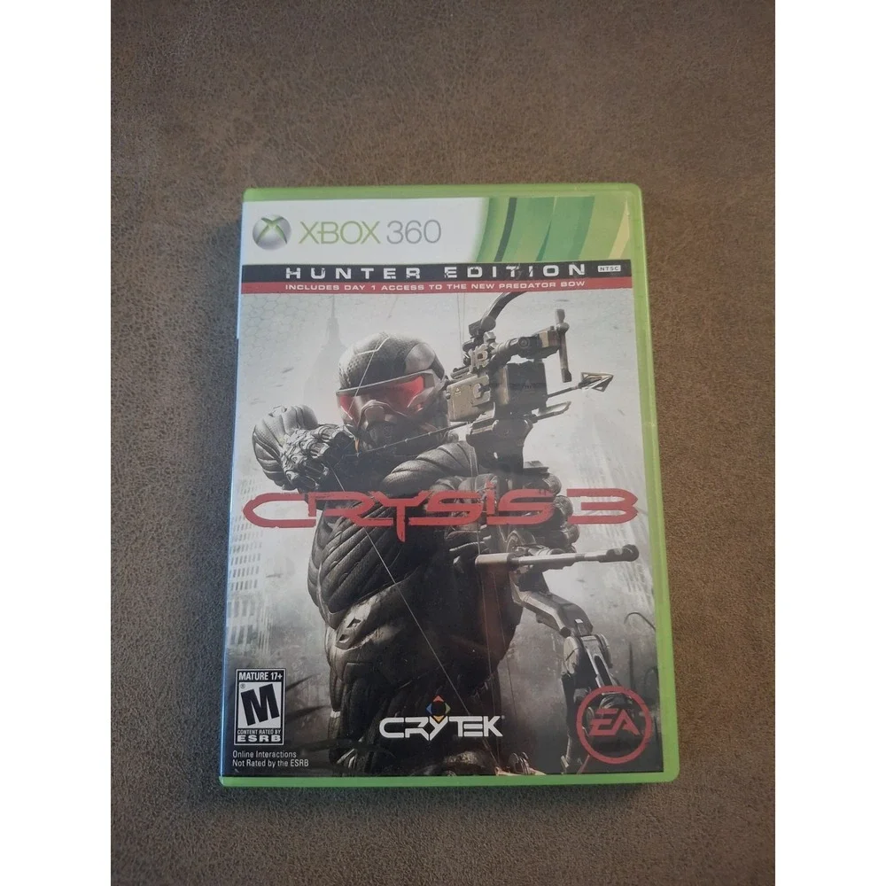 Crysis 3: Hunter Edition (Xbox 360) Complete With Manual CLEAN DISC Horror